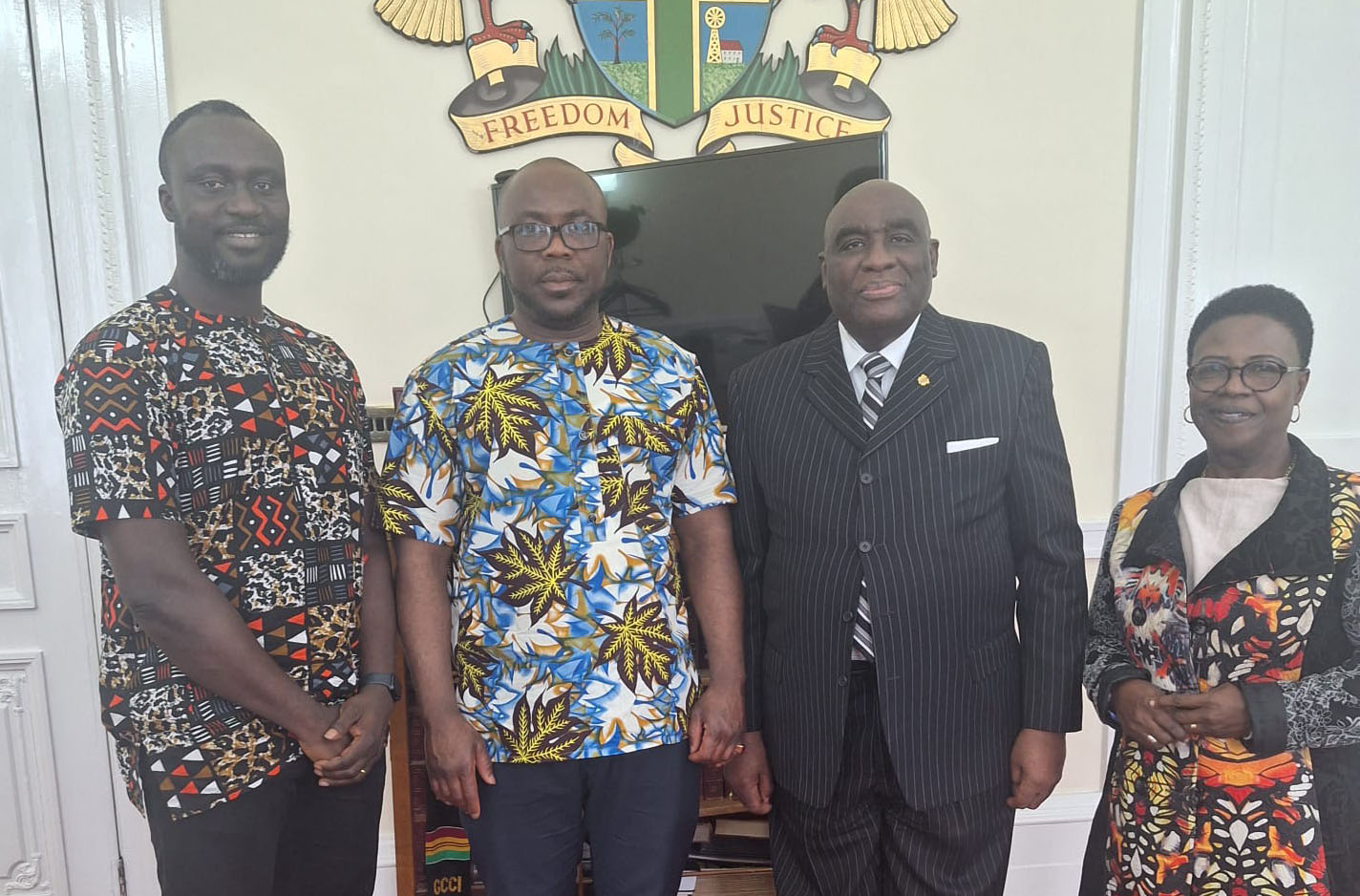 ASANTEMAN UK PAID A COURTESY CALL ON GHANA HIGH COMMISSION IN UK